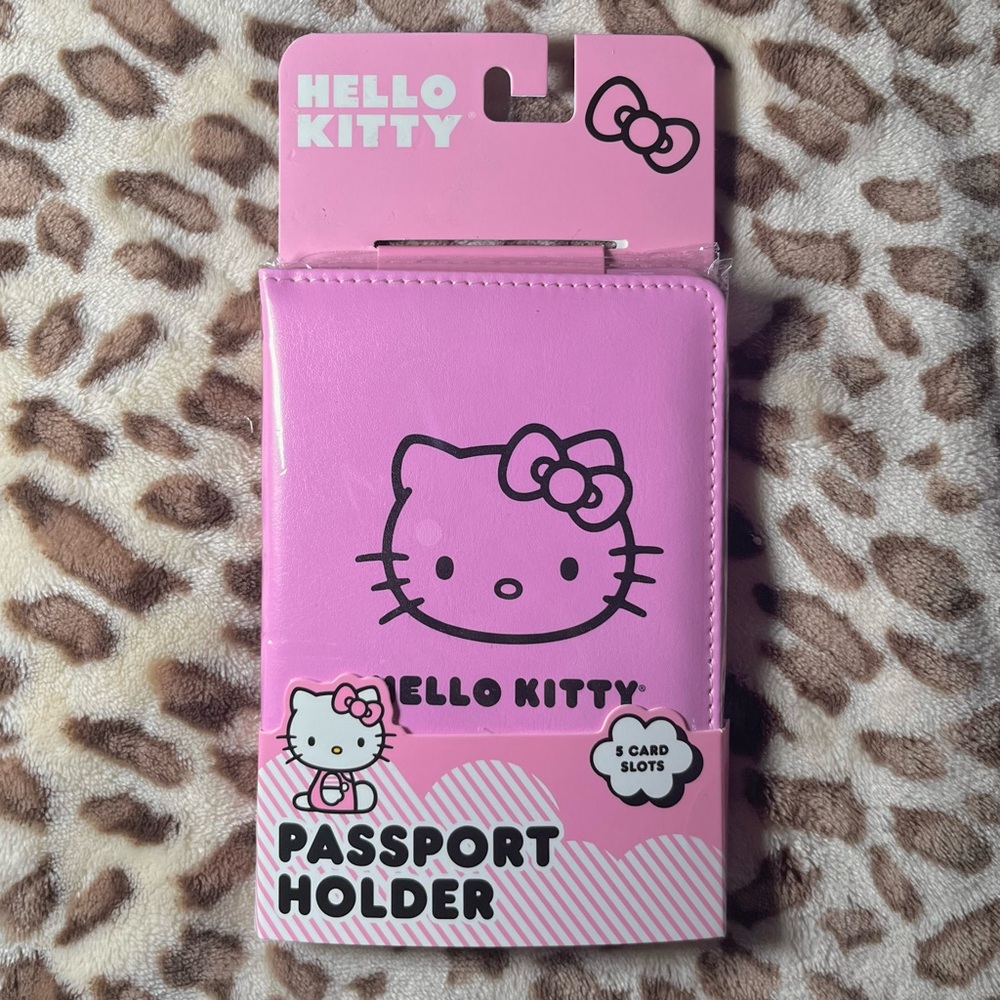 Hello Kitty Passport Holder with Card Slots